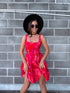 Corset dress "MARAKUJA A602" - PINK
